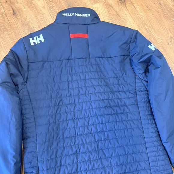 Helly Hansen Crew Insulator Jacket Mens Medium Navy Blue Princess Logo - Picture 8 of 12